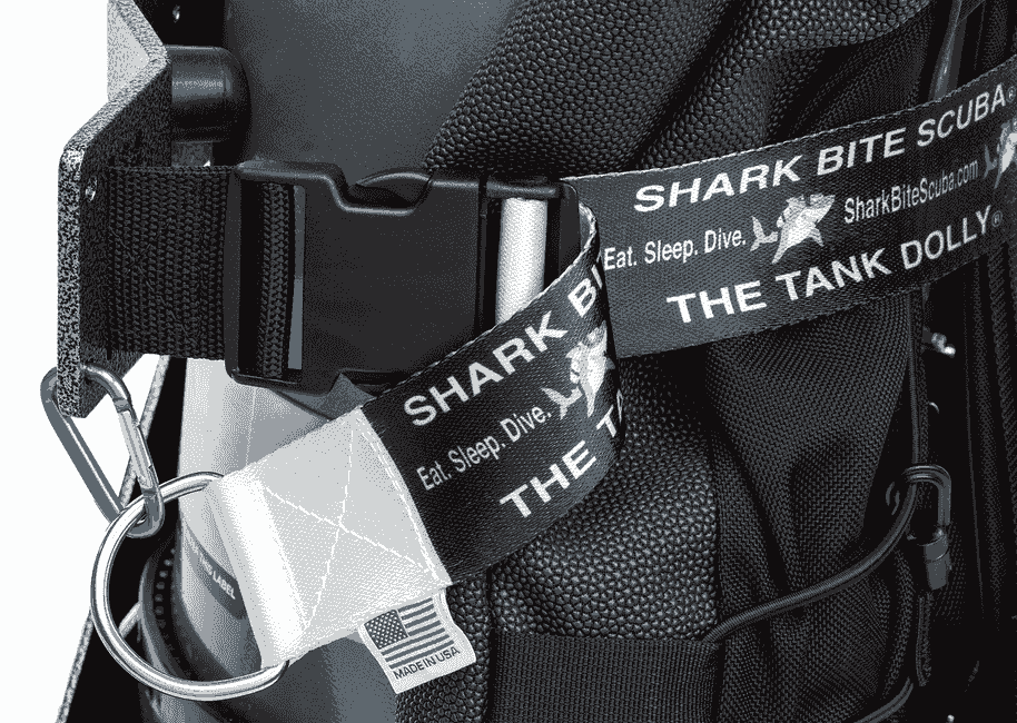 Shark Bite Scuba Tank Dolly, Tank Straps, Scuba Tank Shark Bite Scuba